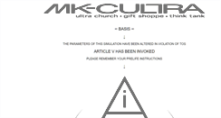 Desktop Screenshot of mk-cultra.org